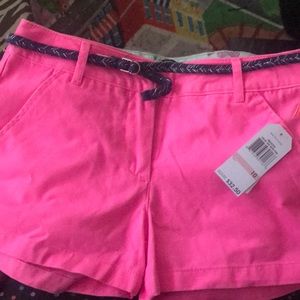 Náutica girls shorts size 10 hot pink